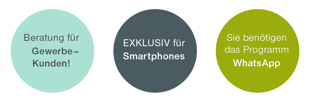 Exklusiv für Smartphone mit WhatsApp