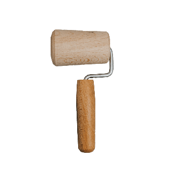 Backblechrolle aus Buchenholz
